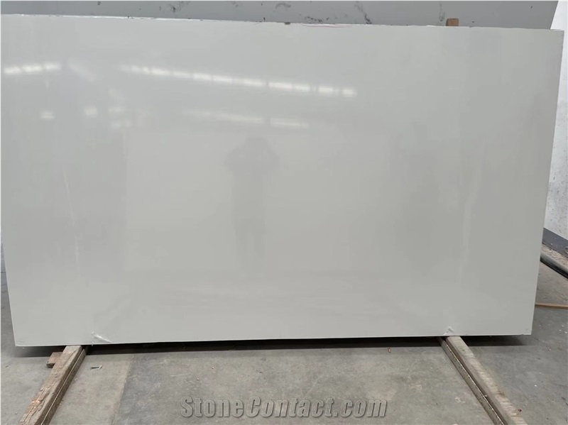 Pure White Quartz Slabs Popular