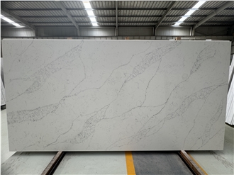 White Quartz Engineered Stone Slabs