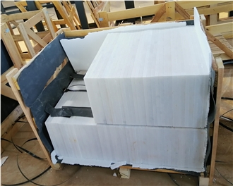 China Bianco White Marble Tiles Polished