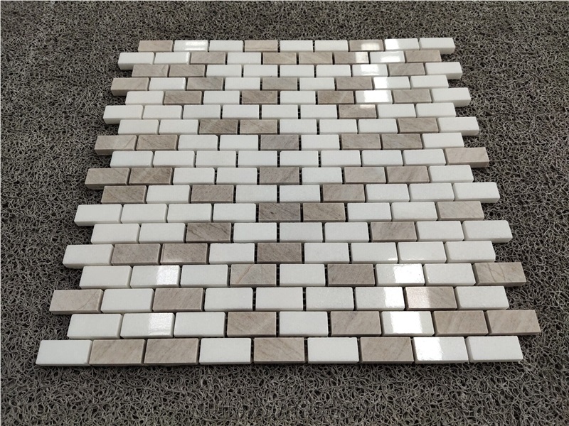 Hamburg Honed Marble Mosaic Tiles