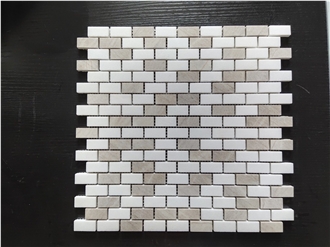 Hamburg Honed Marble Mosaic Tiles