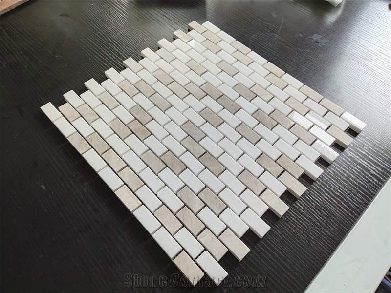 Hamburg Honed Marble Mosaic Tiles