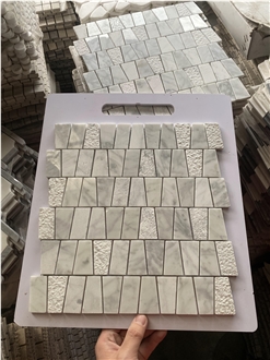 Natural Black Marble Octagon Mosaic Tiles