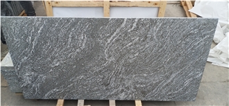 Nero Santiago Granite Tiles Flamed