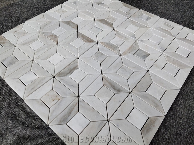 White Marble Window Mosaic Tiles