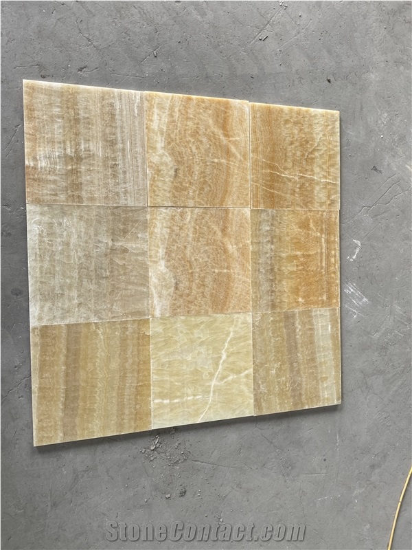 Honey Onyx Tiles For Bathroom Facade