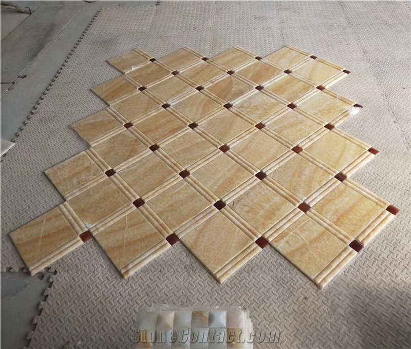 Honey Onyx Tiles For Bathroom Facade