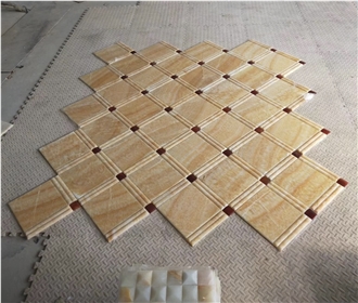 Honey Onyx Tiles For Bathroom Facade
