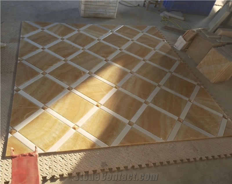 Honey Onyx Tiles For Bathroom Facade