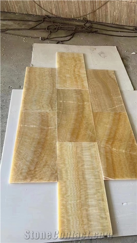 Honey Onyx Tiles For Bathroom Facade