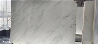 Luxury Carla White Marble Slabs For Kitchen Use