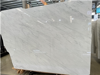 Luxury Carla White Marble Slabs For Kitchen Use