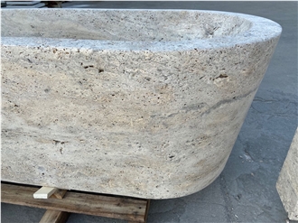 Travertine Bathtubs Silver Titanium Travertine Bath Tubs