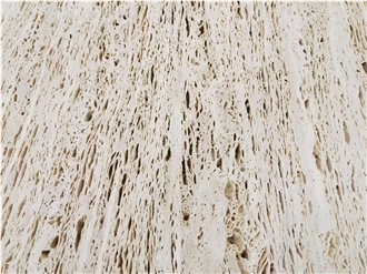 Unfilled Romano White Travertine Slabs For Wall Facade Decor Unfilled Romano White Travertine Slabs For Wall Facade Decor