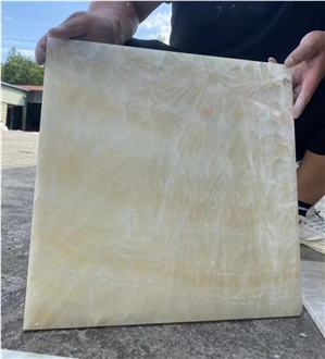 Yellow Onyx Tiles Honey Onyx For TV Background Decor