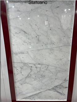 Bianco Statuario Marble Slabs