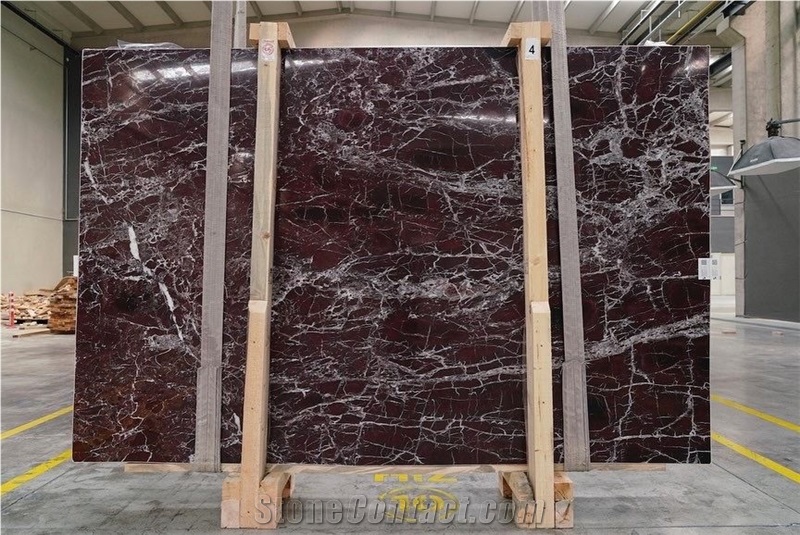 Rosso Levanto Marble Slab Tiles