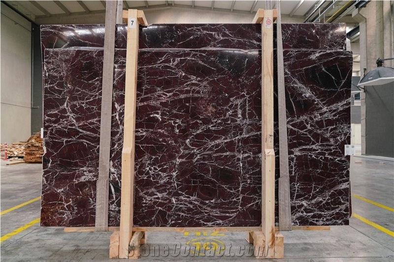 Rosso Levanto Marble Slab Tiles