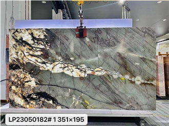 Brazil Green Quartzite Slab Floor Tile
