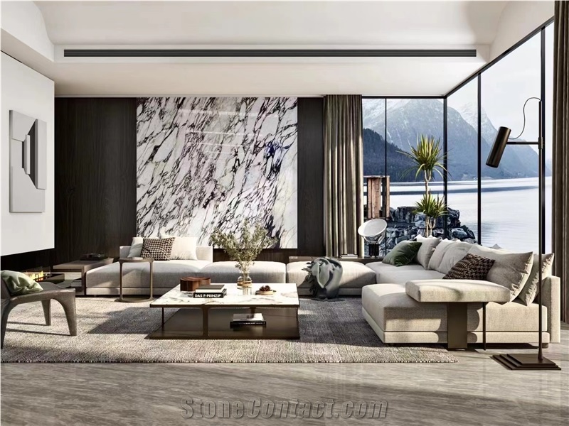 Bvlgari Calacatta Viola Luxury Marble Slabs For The Wall