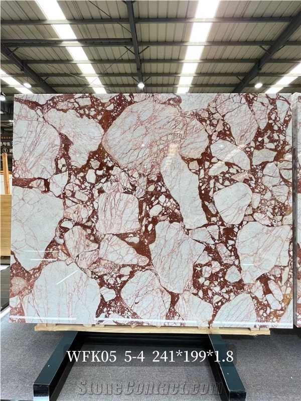 Calacatta Viola Marble Bulgari Red Marble Slab Tiles
