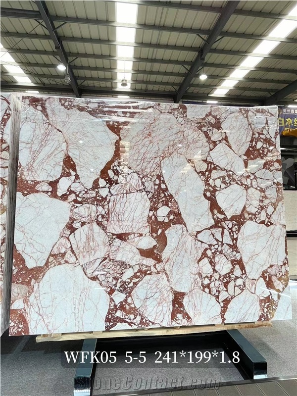 Calacatta Viola Marble Bulgari Red Marble Slab Tiles