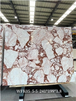 Calacatta Viola Marble Bulgari Red Marble Slab Tiles