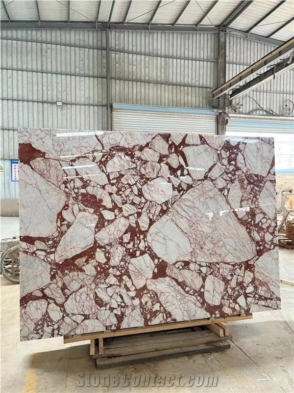 Calacatta Viola Marble Bulgari Red Marble Slab Tiles