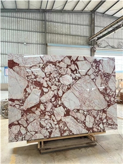 Calacatta Viola Marble Bulgari Red Marble Slab Tiles