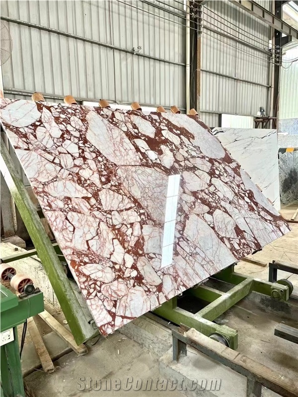 Calacatta Viola Marble Bulgari Red Marble Slab Tiles