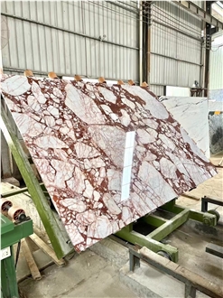 Calacatta Viola Marble Bulgari Red Marble Slab Tiles