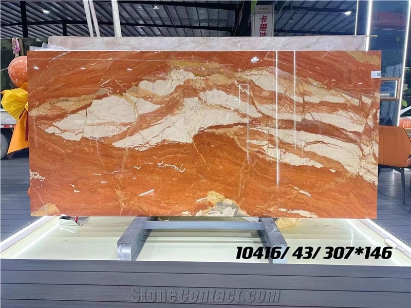 High Quality Hermes Orange Slab For Floor