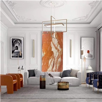 High Quality Hermes Orange Slab For Floor