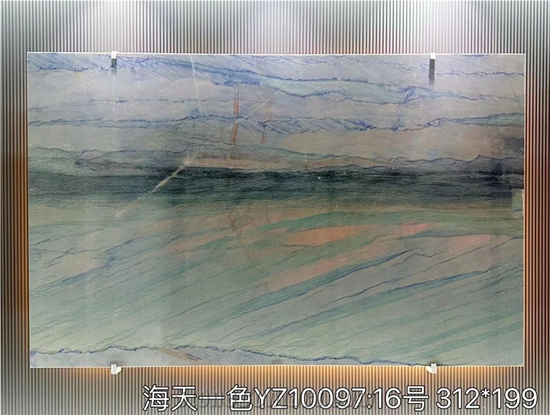 Natural Blue Sky Quartzite Slab Tiles