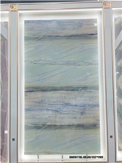Natural Blue Sky Quartzite Slab Tiles