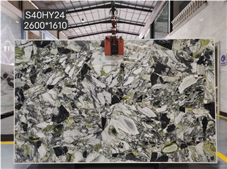 Natural Stone Ice Jade Marble Slabs