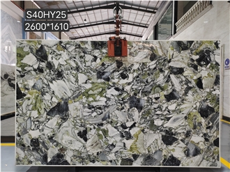Natural Stone Ice Jade Marble Slabs