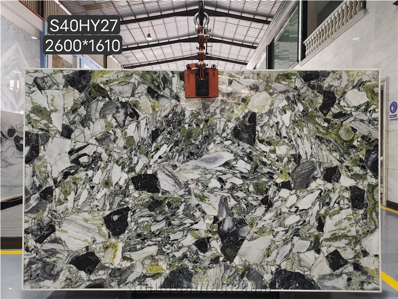 Natural Stone Ice Jade Marble Slabs