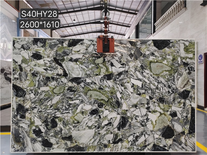 Natural Stone Ice Jade Marble Slabs
