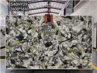 Natural Stone Ice Jade Marble Slabs