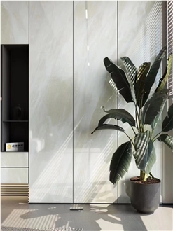 White Marble Namibian Backlict Slabs
