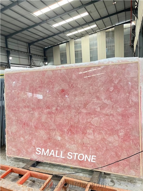 Rose Semiprecious Stone Slabs
