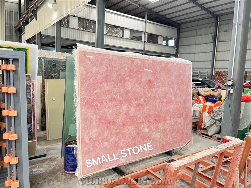 Rose Semiprecious Stone Slabs