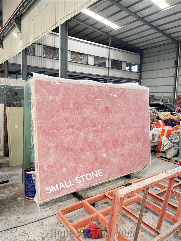 Rose Semiprecious Stone Slabs
