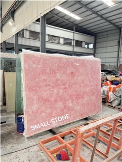 Rose Semiprecious Stone Slabs