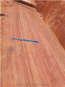 Red Travertine Blocks
