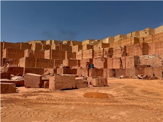 Red Travertine Blocks Red Travertine Blocks