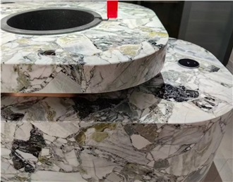 Ice Green Marble For Kitchen Countertop Home Decor Products