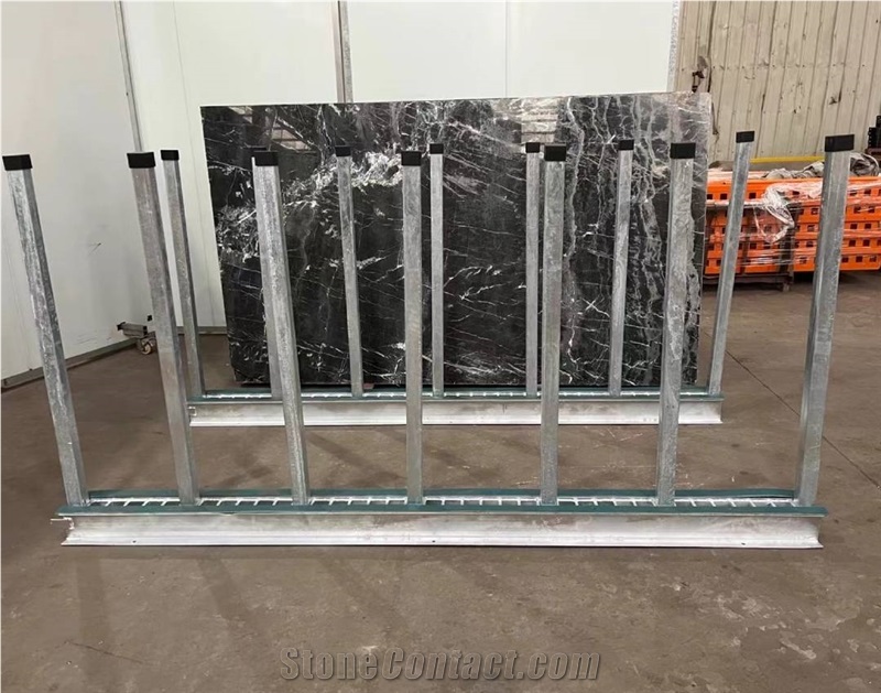 Natural Stone Galvanized Slab Rack Rails,Display Rack