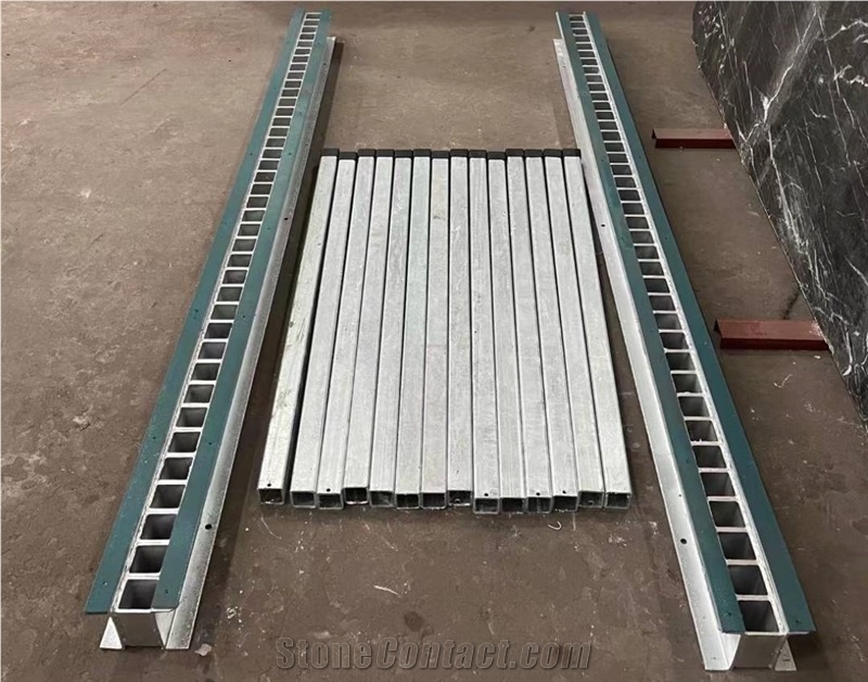 Natural Stone Galvanized Slab Rack Rails,Display Rack